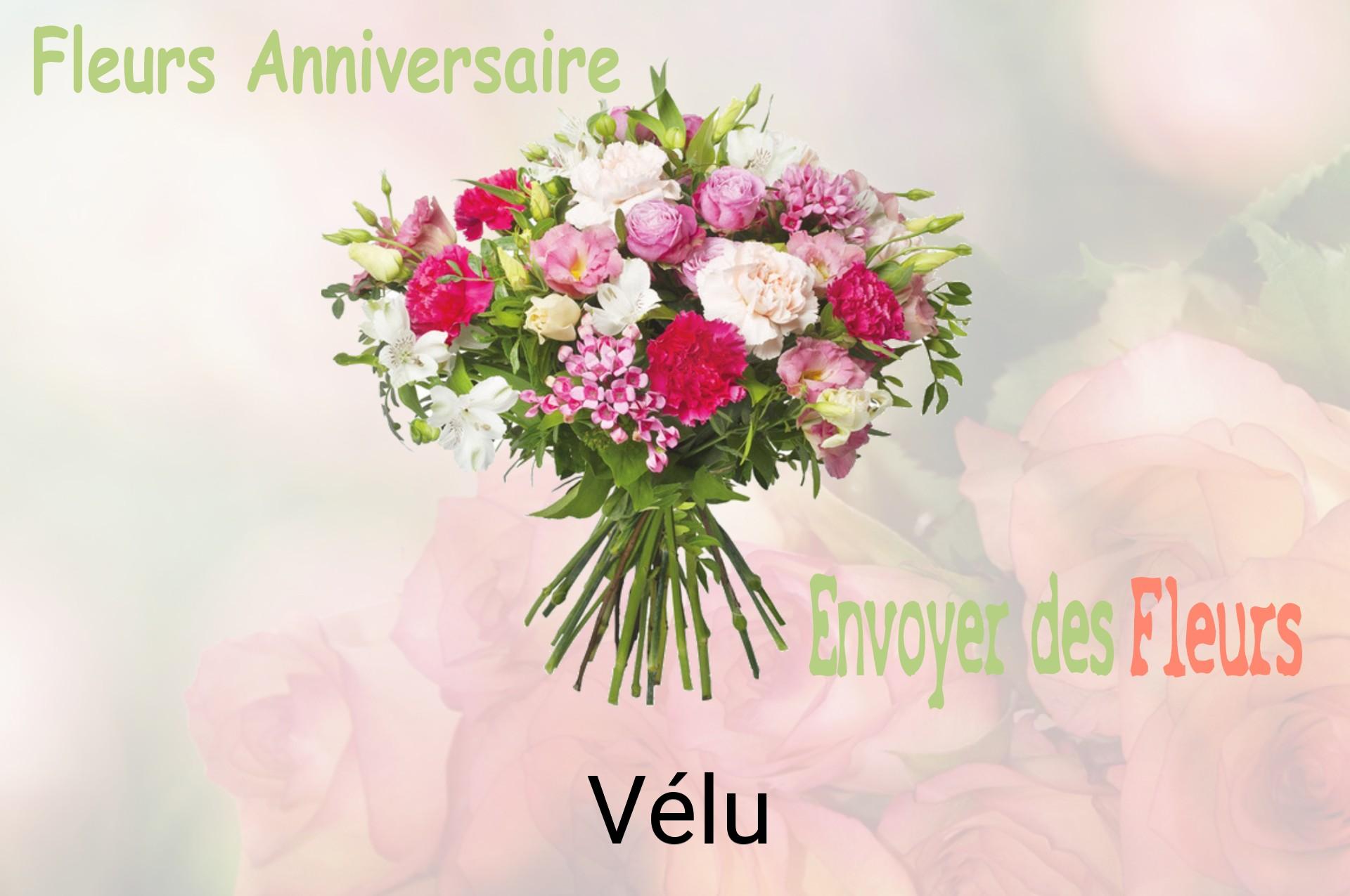 Bouquet de fleurs d’anniversaire livré à Vélu